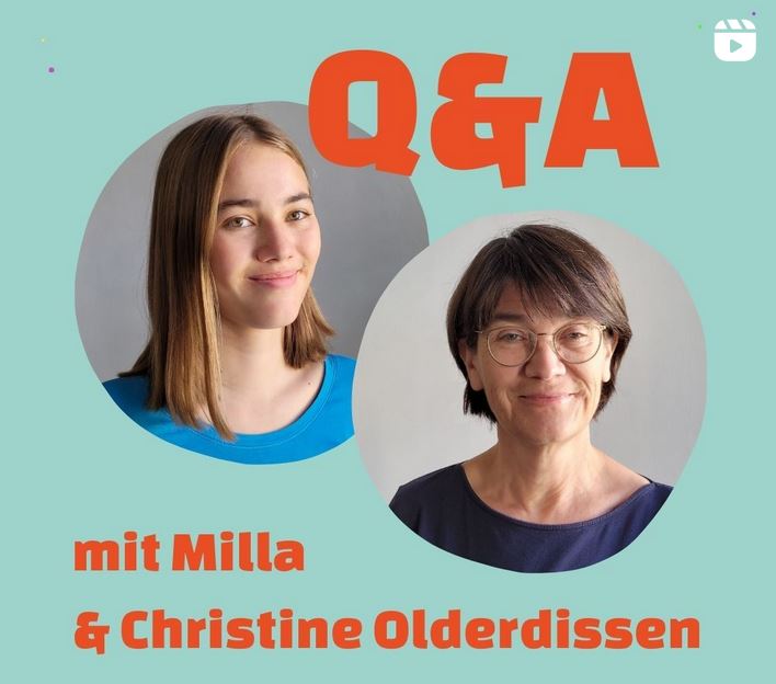 Instagram-Kachel mit Portraits von Milla und Christine Olderdissen